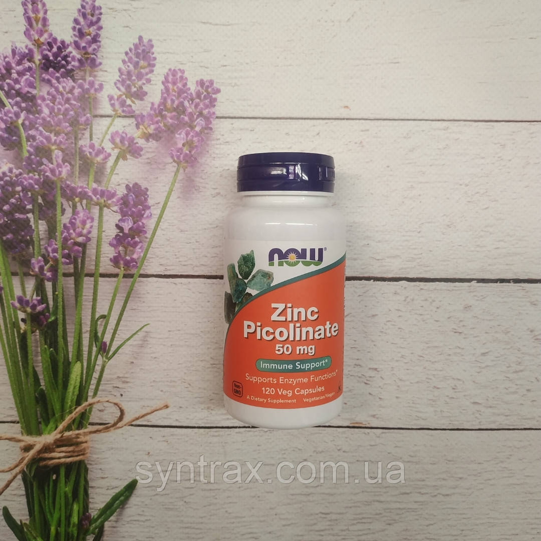 Now Foods Zinc Picolinate 50 mg 120 veg caps, піколінат цинку