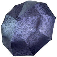 Зонт полуавтомат женский складной THE BEST 10 спиц жаккардовый с узором Фиолетовый (37507)