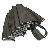 Парасолька жіноча напівавтомат 10 спиць антивітер Bellissimo з малюнком всередині Сірий (5338), фото 4