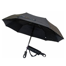 Парасоля Три слони 4301 автомат Чорний