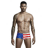 Купальные плавки Seobean с американским флагом, мужские пляжные шорты XXL