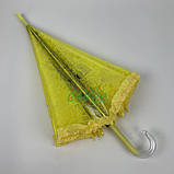 Зонт трость детский SL 18102-4 полуавтомат 8 спиц Прозрачный Желтый, фото 4