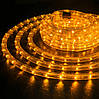 Світлодіодна LED стрічка 100м Дюралайт 220В Золотиста, фото 5
