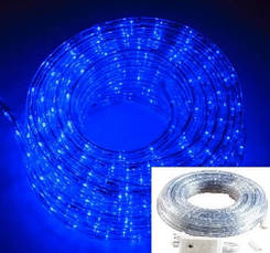 Світлодіодна LED стрічка 100м Дюралайт 220В Синя, фото 3
