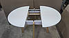 Стіл дерев'яний 1000, круглий розкладний, фото 8