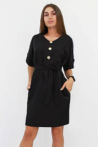 Розмір S | Жіноче вільне класичне плаття, чорний