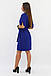 Жіноче вільне класичне плаття Monika, синій, фото 5