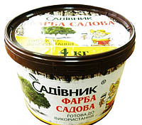 Краска садовая 4 кг, Агрохимпак, Украина