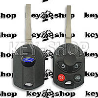 Корпус авто ключа для Ford (Форд) 4 кнопки, с лезвием HU101