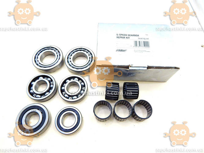 Ремкомплект КПП ВАЗ 2108 - 2115 5 ступка подшипники 10шт (пр-во RIDER ...