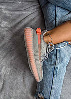 Жіночі кросівки сірі Yeezy Boost 350 V2 True Form Адідас Ізі Буст 350, фото 5