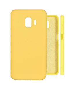 Накладка Silicone Cover для Samsung Galaxy J2 2018 J250 Yellow