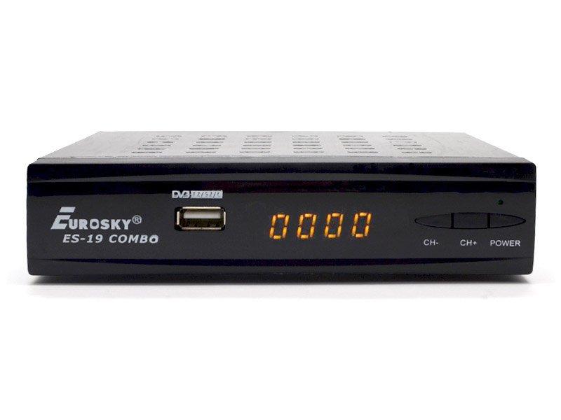 Т2 тюнер Eurosky ES-19 Combo DVB-T/T2/C, DVB-S/S2