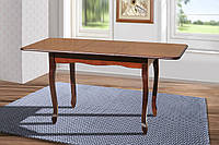 Стол обеденный раскладной Микс мебель Лидер 110-150 см темный орех