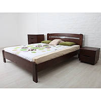 Кровать без изножья Микс мебель Каролина 120 х 200 см темный орех