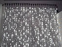 Світлодіодна гірлянда штора Водоспад 400 led 3х2м (прозорий шнур, з перехідником), фото 9