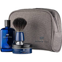 Набір для гоління Graham Hill Shaving Set (мило 85 г + тонік після гоління 100 мл + помазок + косметичка)