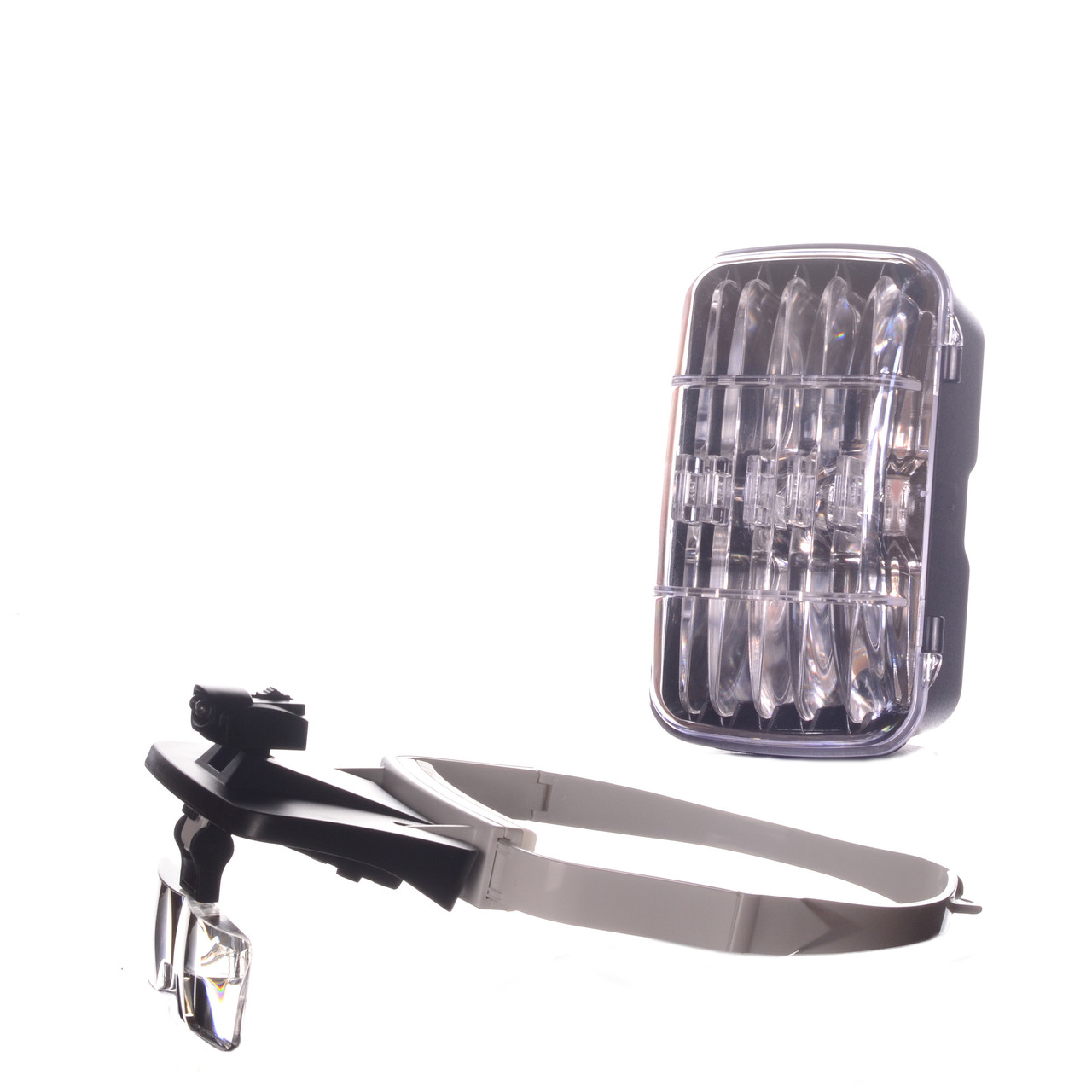 Бінокулярні лупи окуляри TH-9203 (1.0x-3.5x) з Led-підсвіткою, фото 1