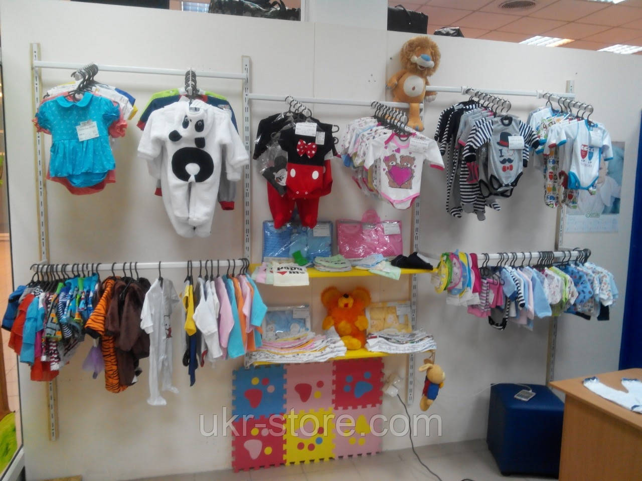 Торгове обладнання для магазину дитячого одягу 1 секція, фото 1