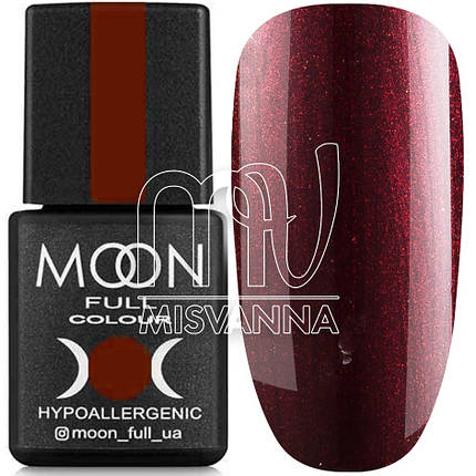 Гель лак MOON FULL color Gel polish, 8 мл №315 спелая вишня с шиммером, фото 1