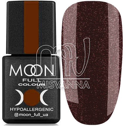 Гель лак MOON FULL color Gel polish, 8 мл №317 вишневий з шиммером, фото 1
