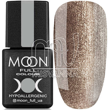 Гель лак MOON FULL color Gel polish, 8 мл №321 бронзовий з блискітками, фото 1