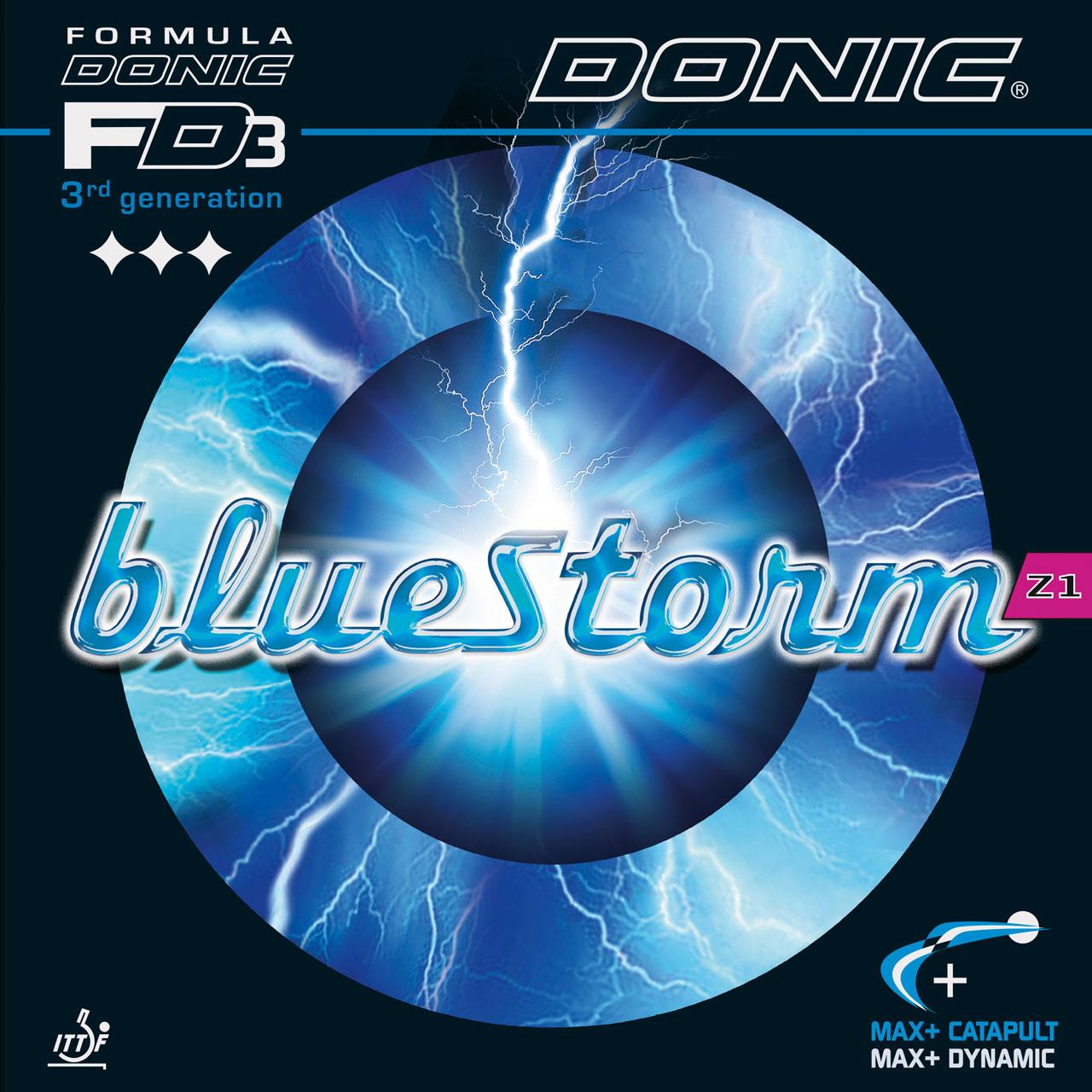Накладка Donic BlueStorm Z1 Max чорна, фото 1