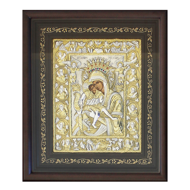 Ікона Богородиці «Достойно є» (Милуюча) Loudaros, 42х35,5 см