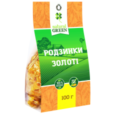 Родзинки золотий, Natural green 100г