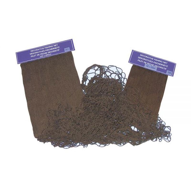 Морський сувенір сітка декоративна, коричнева, 100х200 см, Sea Club, фото 1