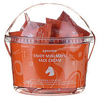 Набор кремов для лица с лошадиным маслом Ayoume Enjoy Mini Mayu Face Cream 3 г * 30 шт