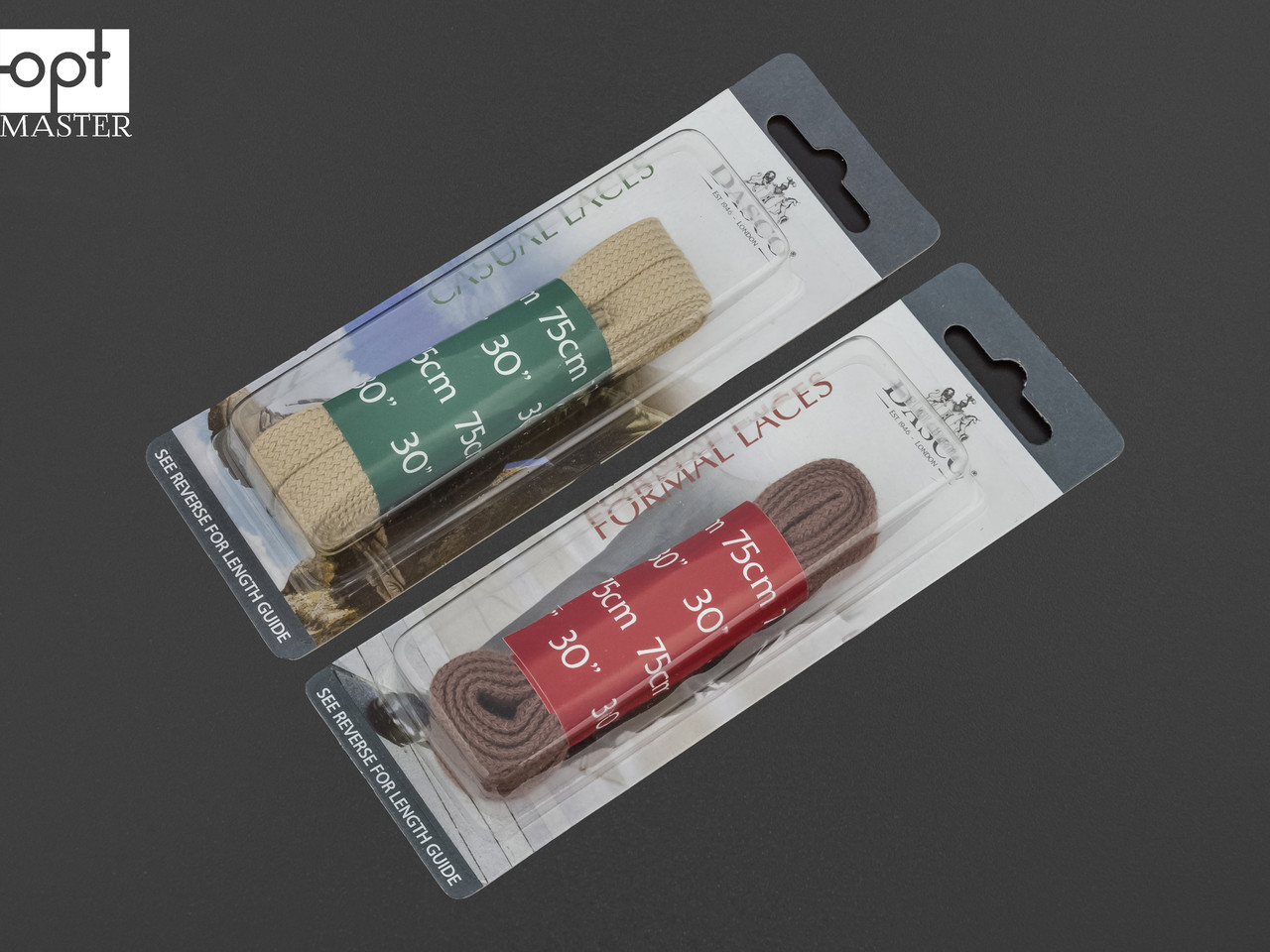 Шнурки плоскі 75 см, DASCO Flat Medium Laces А7240