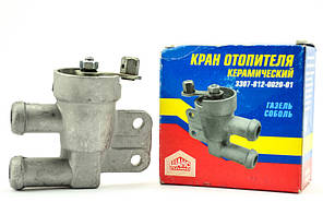 Кран отопітеля ГАЗ 3302, 2217 (кераміка) (кран грубки) ШАНС