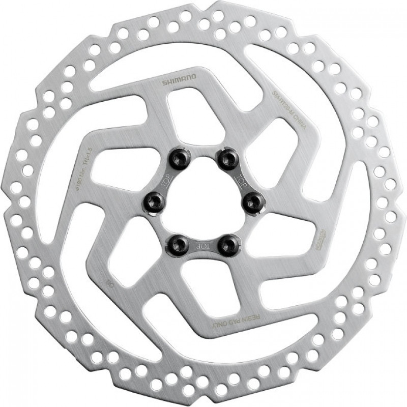 Ротор гальмівний велосипедний диск Shimano SM-RT26, 180 mm.