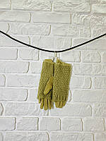 Рукавички жіночі woman's heel бежеві (Ш-447)