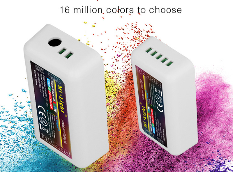 2.4G контроллер RGB+W Miboxer Mi-light FUT038 10А для светодиодных лент. Для 4-х зонных пультов - фото 3 - id-p1309745540