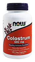 Молозиво Колострум 500 мг 120 капс для иммунитета детям и взрослым лечение кандидоза дисбактериоза Now Foods