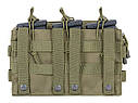Потрійний подсумок гвинтівковий з кишенею - Olive [8FIELDS], фото 2