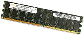 Серверна оперативна пам'ять Hynix DDR2 4Gb 667MHz 5300P 2R4 CL5 ECC (HYMP151P72CP4) Б/У