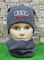 Комплект шапка +баф Audi Originals Fleece
