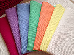 Вафельні рушники кольорові 45*65 (колір за бажанням)