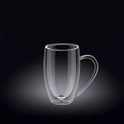 Термокружка Wilmax Thermo Glass з подвійним дном 200 мл 888738/А