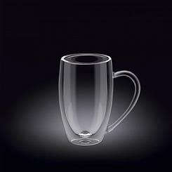 Термокружка Wilmax Thermo Glass з подвійним дном 250 мл 888739/А