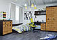 Дитячий комплект Соната (5 елементів) з ящиками Дуб сонома + білий Еверест, фото 4