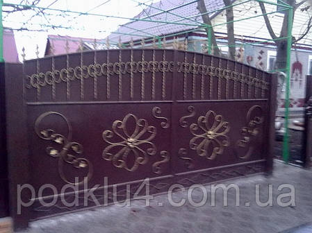 Комір в'їзні двостулкові, фото 1
