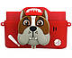 Дитячий цифровий фотоапарат Smart Kids TOY G16 DOG PUPPY Червоний 2 камери 40MP HD екран, фото 3
