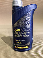 3002 Гальмівна рідина MANNOL DOT-4  (кан. 1л.) (0,910 гр)