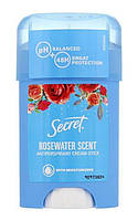 Дезодорант-стік Secret 40мл кремовий Rosewater scent