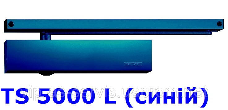 Доводчик Geze TS 5000 L со скользящей тягой (синий)