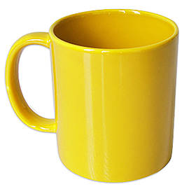 Чашка для сублімації FULL COLOR 330 мл (жовтий)